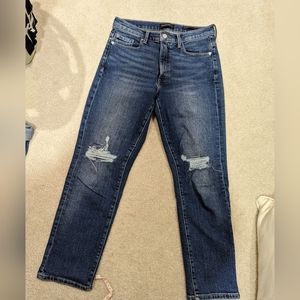 Banana Republic Mid rise straight sz 26 med wash jeans